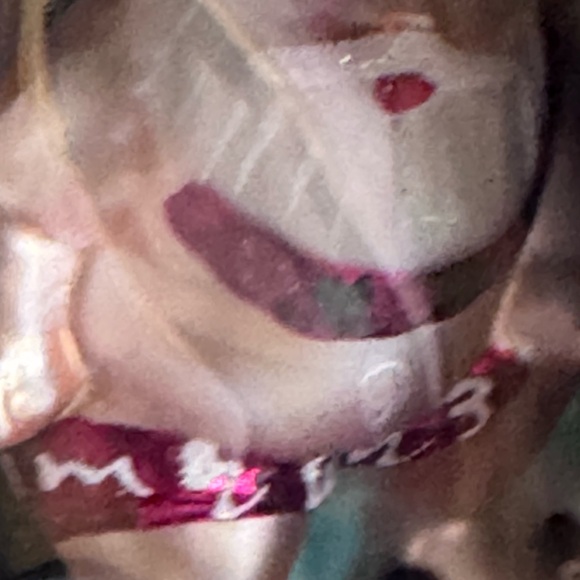 NIB! Santa Paddle Christmas Glass Ornament - Picture 3 of 7